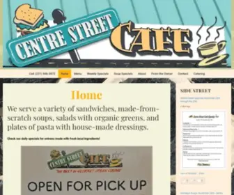 Centrestreetcafe.com(Centre Street Cafe) Screenshot