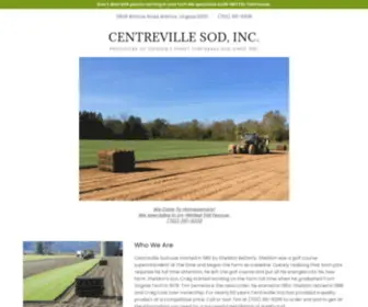 Centrevillesod.com(Centreville Sod) Screenshot