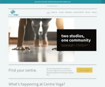 Centreyogastudios.com(Centre yoga studios) Screenshot