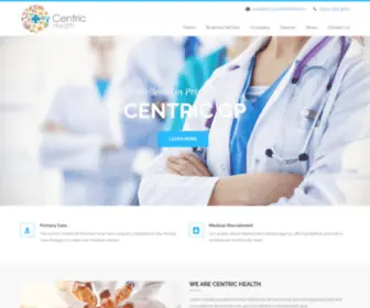 Centrichealth.ie(Centric Health Primary Care) Screenshot