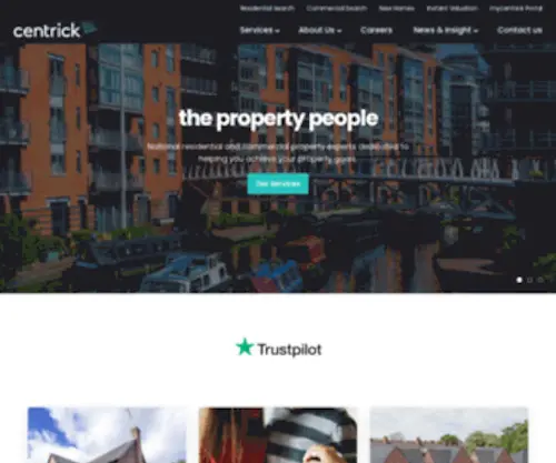 Centrickproperty.co.uk(Residential Property Specialists) Screenshot