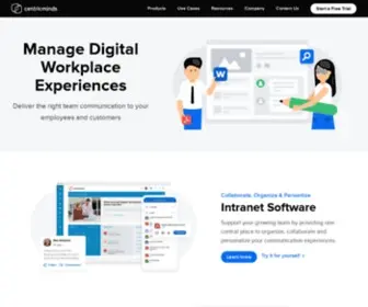 Centricminds.com(Home) Screenshot