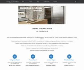 Centricsubzerorepair.com(Subzero service for DC VA MD) Screenshot