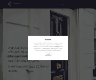 Centricus.com(Home) Screenshot