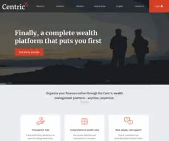 Centricwealth.com.au(Centric) Screenshot