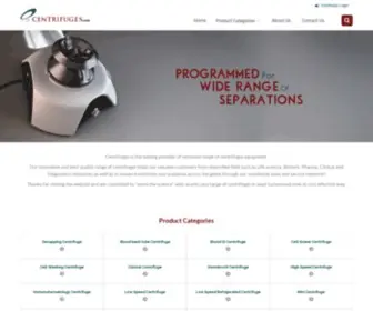 Centrifuges.com(Centrifuges) Screenshot