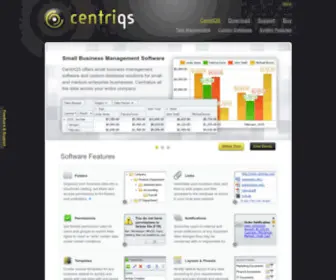 Centriqs.biz(A single business management software) Screenshot