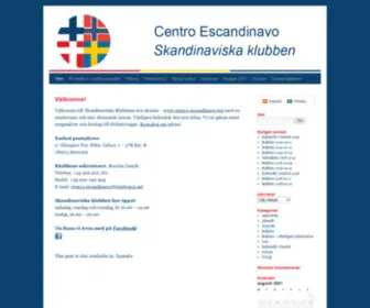Centro-Escandinavo.org(Välkomna) Screenshot