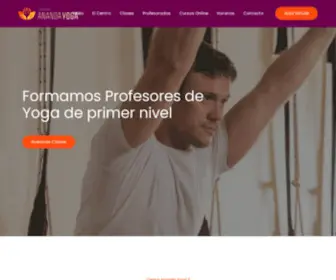 Centroanandayoga.com.ar(Inicio) Screenshot