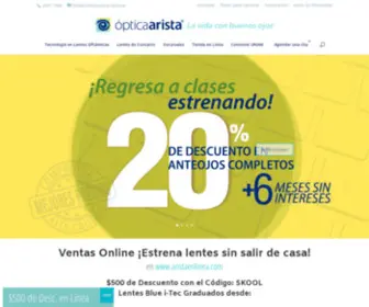 Centroarista.com.mx(Óptica) Screenshot