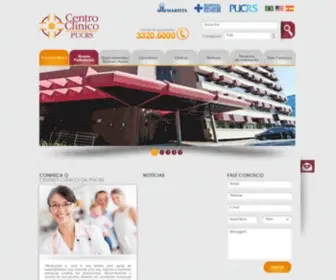 Centroclinicopucrs.com.br(Centro Cl�nico da PUCS) Screenshot