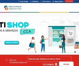 Centrocomercial.com.br(Centro Comercial Alphaville) Screenshot