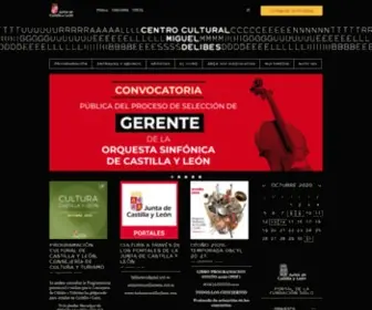 Centroculturalmigueldelibes.com(Bienvenido al Centro Cultural Miguel Delibes de Valladolid) Screenshot