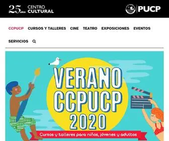 Centroculturalpucp.com(Centroculturalpucp) Screenshot
