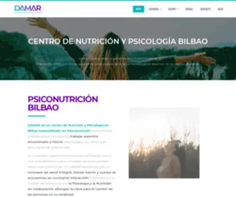 Centrodamar.com(NUTRICIÓN Y PSICOLOGÍA BILBAO) Screenshot