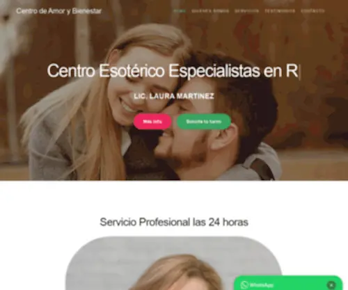 Centrodeamorybienestar.com(Amarres de Amor) Screenshot