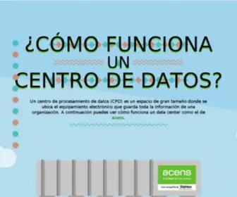 Centrodedatos.com(ACENS: Cómo funciona un centro de datos) Screenshot