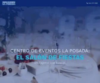 Centrodeeventoslaposada.com(Centro de Eventos La Posada) Screenshot