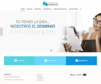 Centrodehospedaje.com(Hosting Web) Screenshot