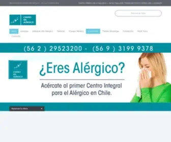 Centrodelalergico.cl(Centro) Screenshot