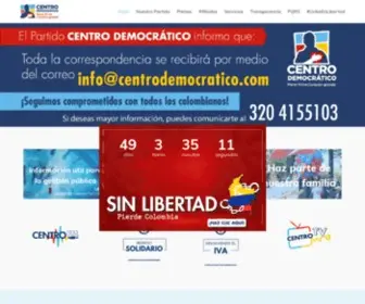 Centrodemocratico.com(Inicio) Screenshot