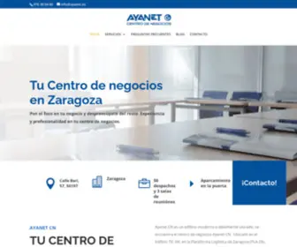 Centrodenegocioszaragoza.com(Centro de Negocios en Zaragoza) Screenshot