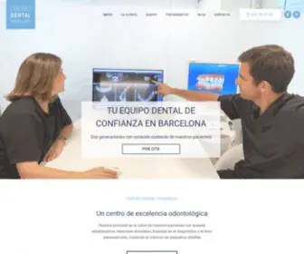 Centrodentalpedralbes.com(Clínica dental Barcelona) Screenshot