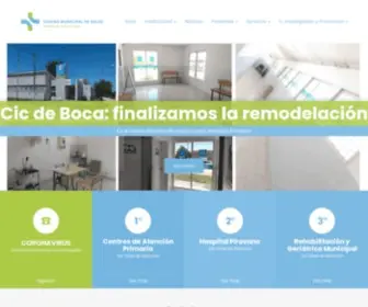 Centrodesaludtsas.com.ar(Hospital público de la Ciudad de Tres Arroyos) Screenshot