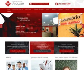 Centrodesaudesaocamilo.com.br(Centro de Saúde São Camilo) Screenshot