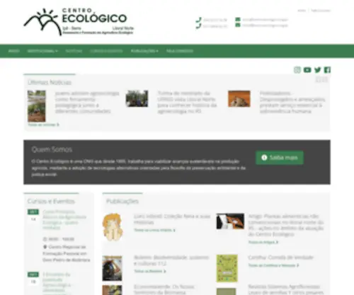 Centroecologico.org.br(Centro Ecológico) Screenshot