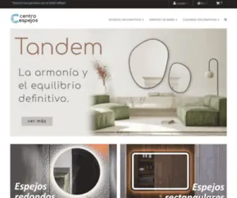 Centroespejos.com(Venta de Espejos Decorativos y Para Baños) Screenshot