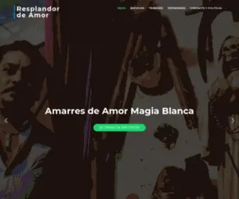 Centroespiritualresplandordeamor.com(Resplandor de Amor) Screenshot