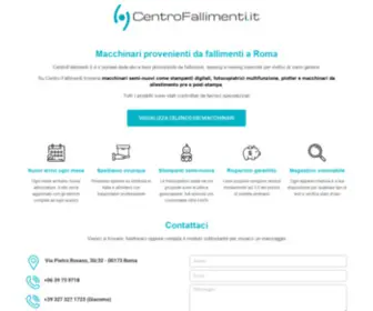 Centrofallimenti.it(Macchine da stampa seminuove) Screenshot