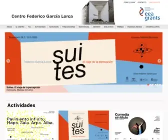Centrofedericogarcialorca.es(Centro Federico García Lorca) Screenshot