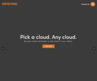 Centroid.com(Top Oracle Cloud Consulting Experts & Managed Cloud Solutions) Screenshot