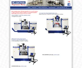 Centroidperformanceracing.com(5 Axis CNC Cylinder Head Porting and CNC Engine Block Blueprinting) Screenshot