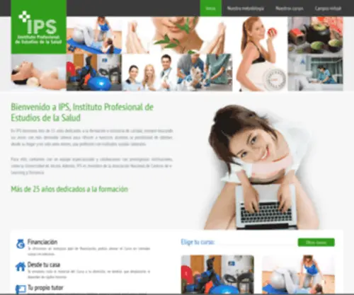 Centroips.com(Cursos centro ips) Screenshot