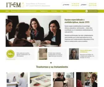 Centroitem.com(ESPECIALIZADOS EN TRASTORNOS DEL COMPORTAMIENTO ALIMENTICIO) Screenshot