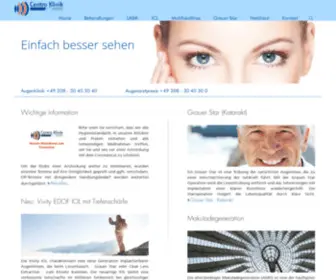 Centroklinik.de(Centro Klinik) Screenshot