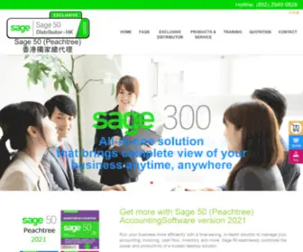 Centrolink.com.hk(Sage 50 Peachtree Hong Kong Exclusive Distributor and Sage 300 Authorised Partner) Screenshot