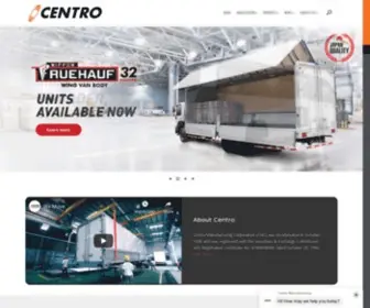 Centromanufacturing.com(Centro Manufacturing Corporation) Screenshot