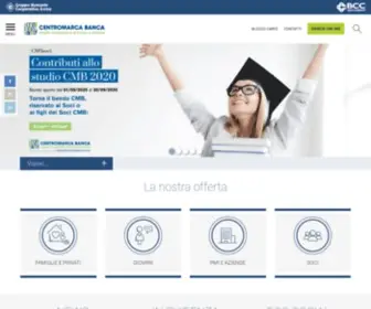Centromarcabanca.org("CentroMarca Banca Credito Cooperativo di Treviso e Venezia) Screenshot