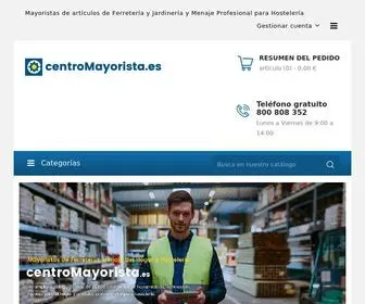 Centromayorista.es(Mayoristas de Hostelería y Menaje del hogar) Screenshot