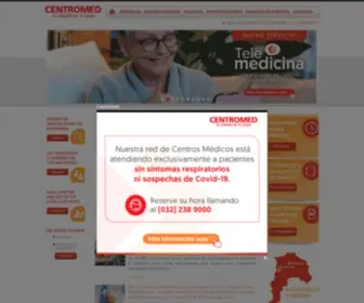 Centromed.cl(BIENVENIDOS A CENTROMED) Screenshot