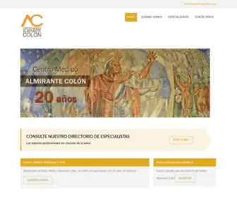 Centromedicoalmirantecolon.com(Centro Médico Almirante Colón) Screenshot