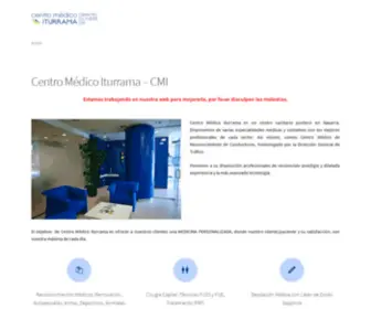 Centromedicoiturrama.com(Centro médico Iturrama) Screenshot