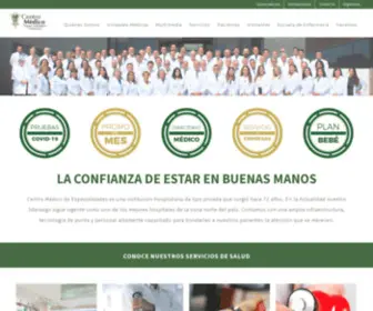 Centromedicojrz.com(Centro Médico de Especialidades) Screenshot