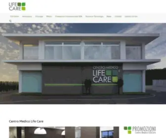 Centromedicolifecare.it(Centro Medico Life Care) Screenshot