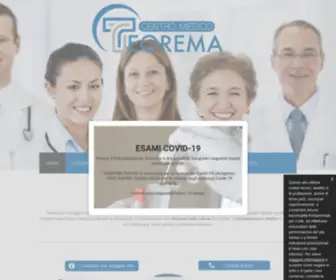 Centromedicoteorema.com(Cureggio (NO)) Screenshot