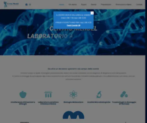 Centromendelsrl.it(Centro Mendel S.r.l) Screenshot